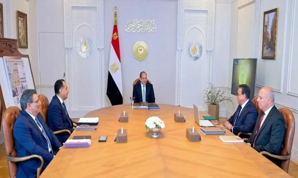 الرئيس السيسي يطلع على الموقف التنفيذي الحالي لمنظومة التأمين الصحي الشامل