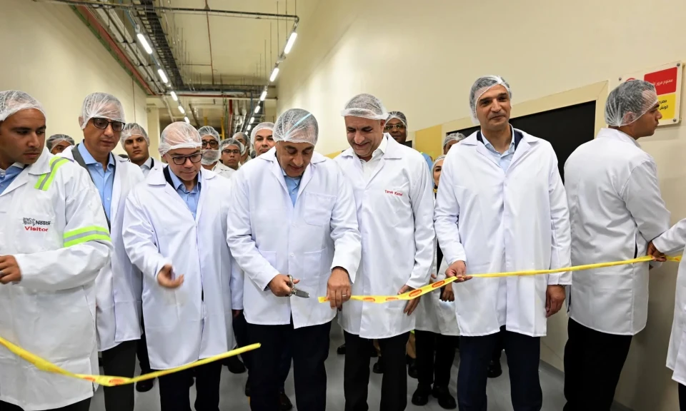 رئيس الوزراء يفتتح خط إنتاج جديدا لشركة ”نستله”