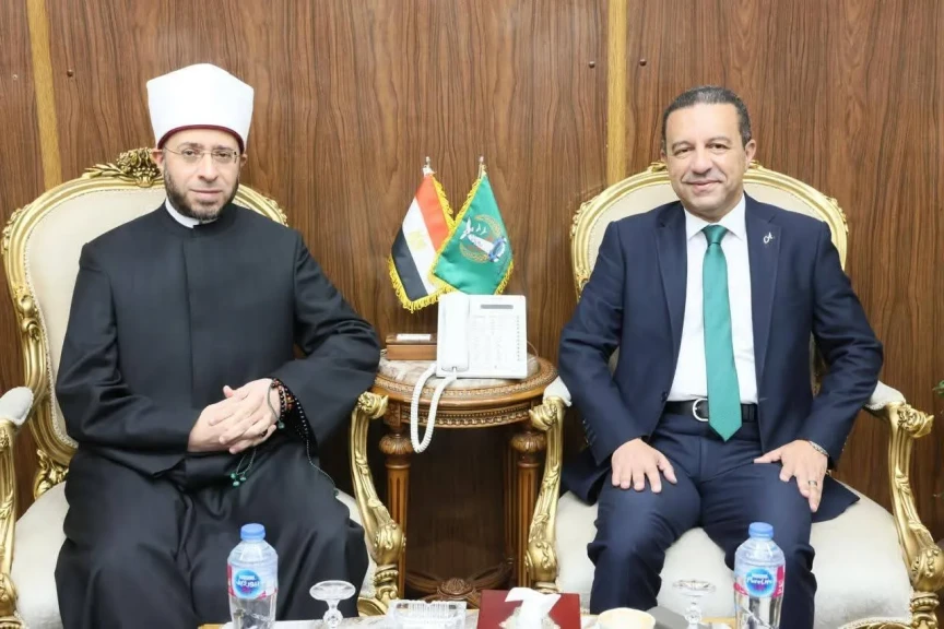 محافظ المنوفية يستقبل وزير الأوقاف علي هامش إفتتاح ” المسجد القبلي ” بمنشأة سلطان بمنوف