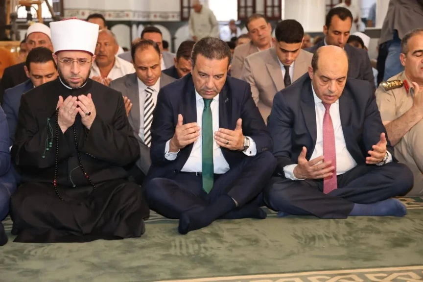 محافظ المنوفية ووزير الأوقاف يفتتحان ” المسجد القبلي ” بمنشأة سلطان بمنوف