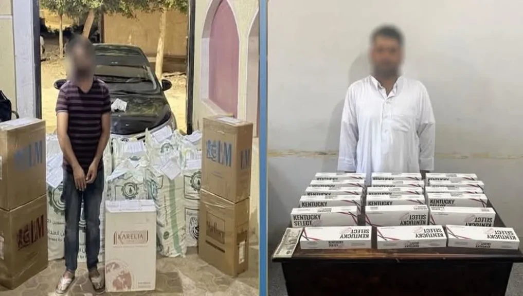 الداخلية: ضبط شخصين لقيامهم بالإتجار فى السجائر المهربة ومجهولة المصدر