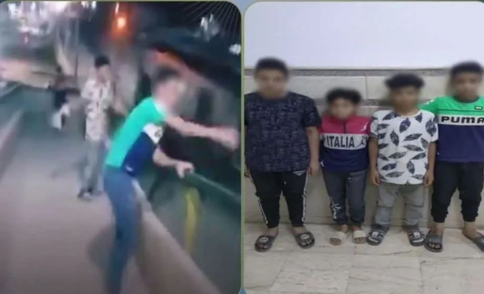الداخلية: ضبط المتهمين في مقطع فيديو بإلقاء أكياس مياه على أحد القطارت