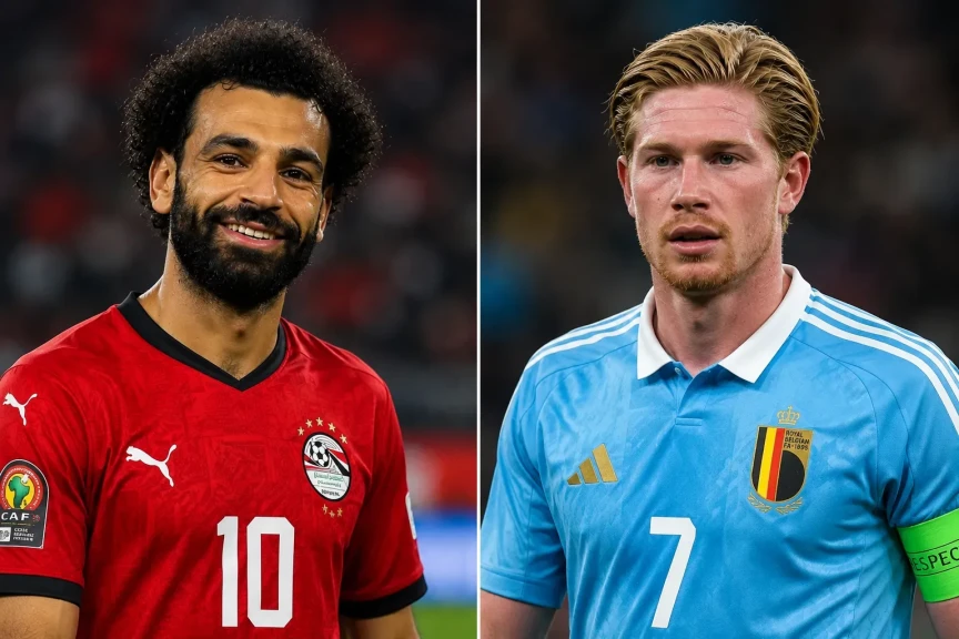 اليوم...منتخب مصر يواجه بلجيكا الموعد والقنوات الناقلة