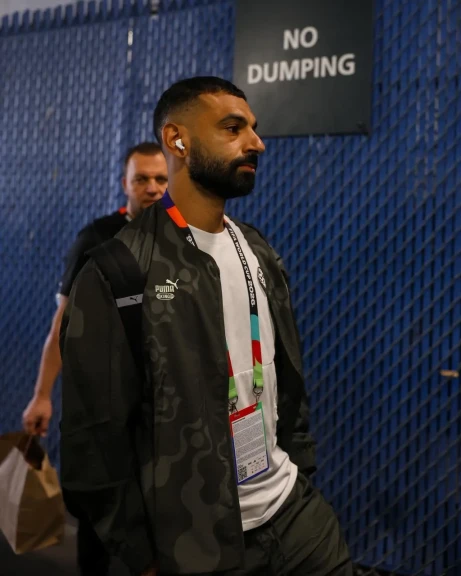 بالصور :منتخب مصر يصل ملعب لومن فيلد أستعداد للقاء بلجيكا