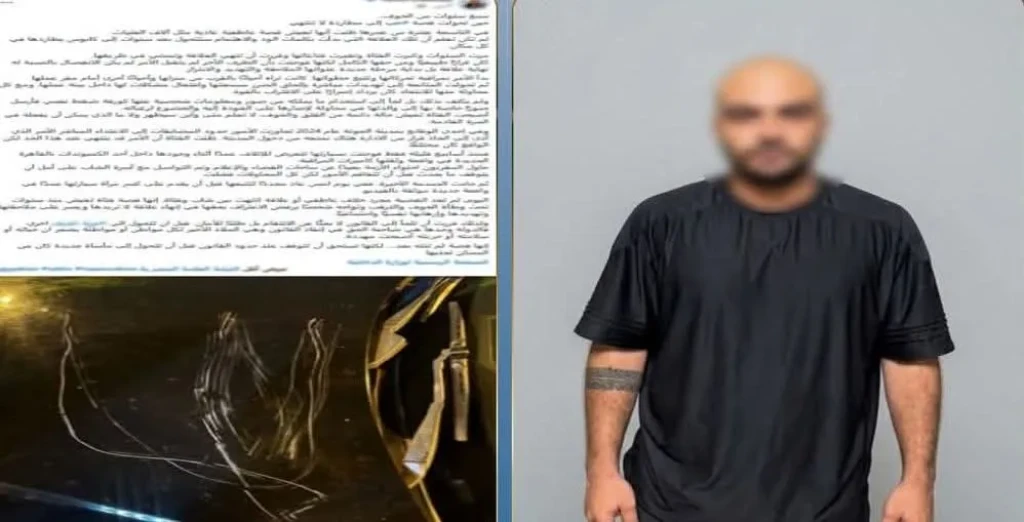 الداخلية:ضبط المتهم في مقطع فيديو بتهديد سيدة وإحداث تلفيات بسيارتها بالقاهرة