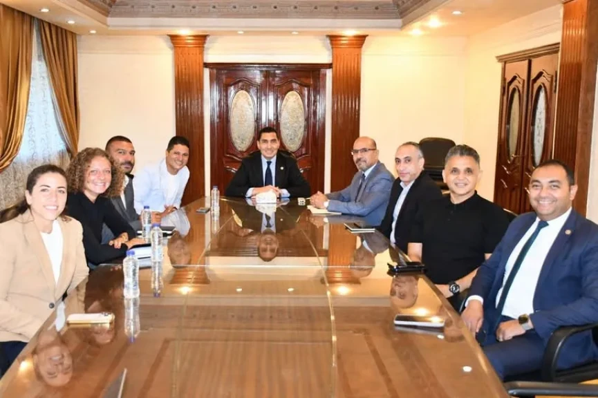 وزير الشباب والرياضة يبحث مع رئيس شركة ”I events” ترتيبات عدد من الفعاليات الرياضية المقبلة