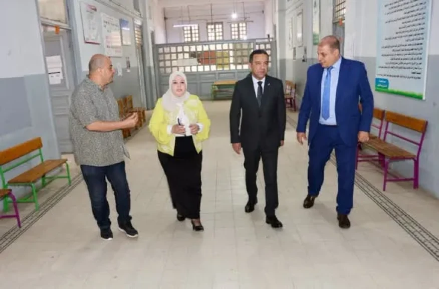 محافظ المنوفية يتابع إنطلاق ماراثون إمتحانات الثانوية العامة بتفقد عدد من اللجان للإطمئنان على انتظام سير العملية الامتحانية