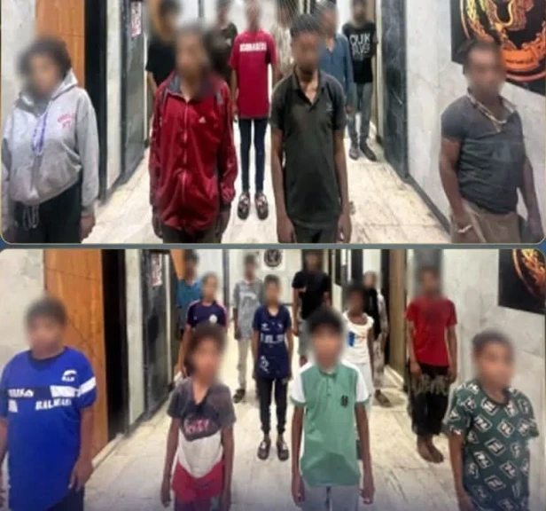 الداخلية: ضبط عدد من الرجال والسيدات لقيامهم باستغلال الاطفال في أعمال التسول