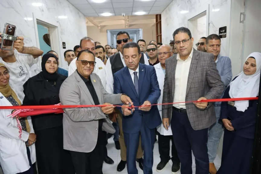 محافظ المنوفية يفتتح مركز الأورام الجديد بمستشفى منوف العام