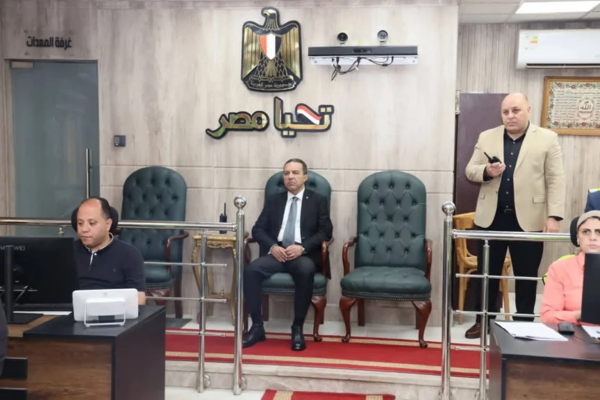 محافظ المنوفية  يتابع انتظام  سير امتحانات الثانوية العامة في يومها الثاني