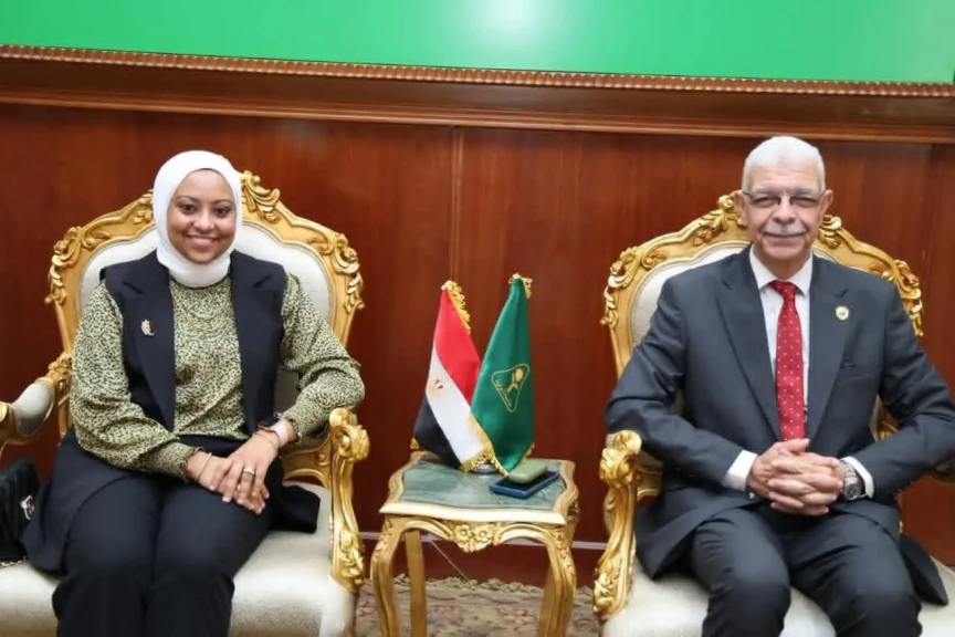 رئيس جامعة المنوفية يستقبل وفد مركز إبداع مصر الرقمية ومعهد تكنولوجيا المعلومات