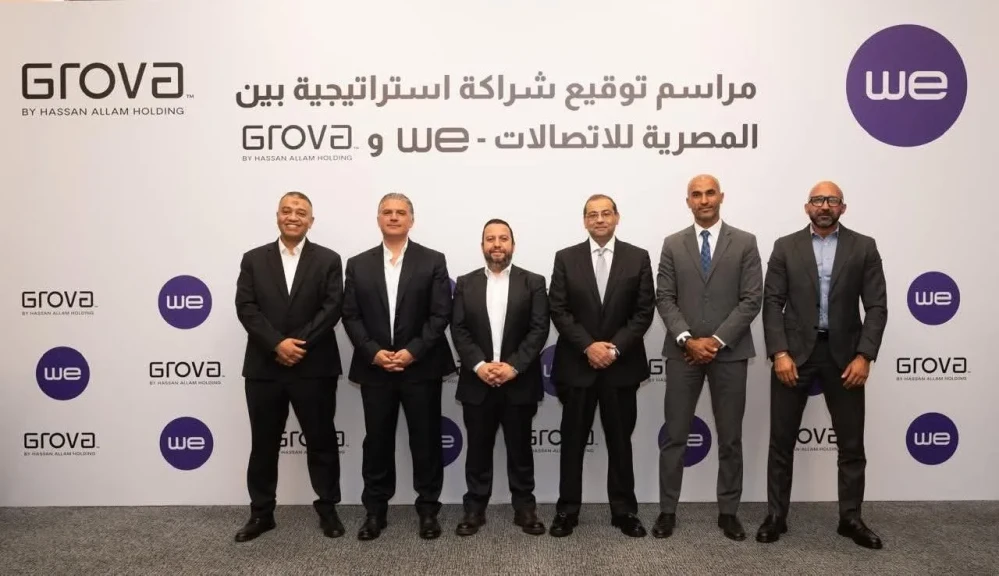 المصرية للاتصالات WE توقّع مذكرة تفاهم مع ”جروفا للتطوير العقاري” لتقديم حلول الاتصالات المتكاملة