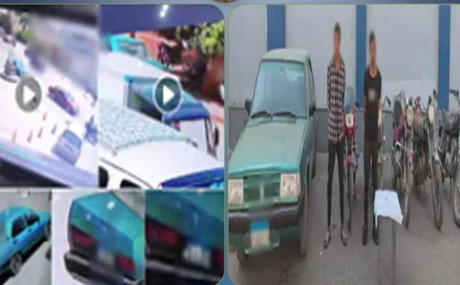 الداخلية:ضبط المتهمين في مقطع فيديو بسرقة دراجة نارية بسوهاج