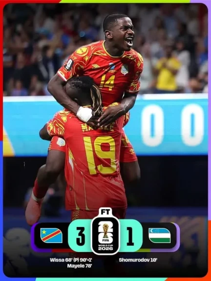 الكونغو الديموقراطية يواصل تحقيق المفاجأت ..ويتأهل لدور الـ32 بكأس العالم
