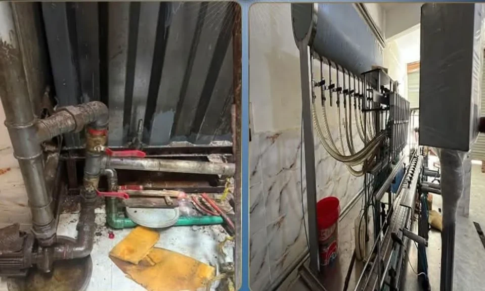 الداخلية:ضبط7 طن زيت طعام مجهول المصدر داخل مصنع بالشرقية