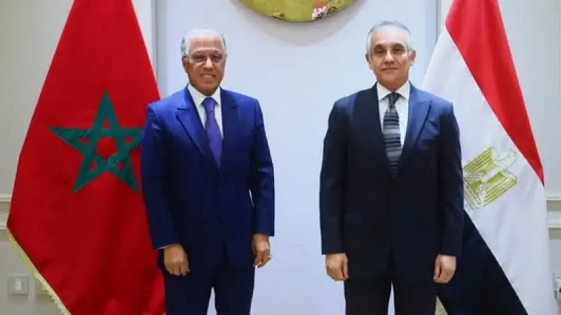وزير العدل يستقبل سفير المملكة المغربية لبحث تطوير آفاق التعاون القضائي المشترك