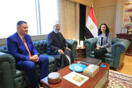 وزيرة التضامن الاجتماعي تلتقي رئيس اللجنة الدينية بمجلس النواب