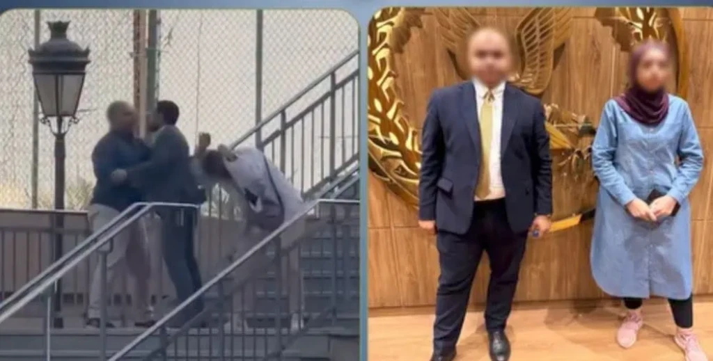 الداخلية:كشف ملابسات مقطع فيديو التعدي علي سيدة بالضرب إحدى محطات المترو بالقاهرة.