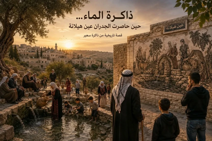 حين بكت عين هيلانة