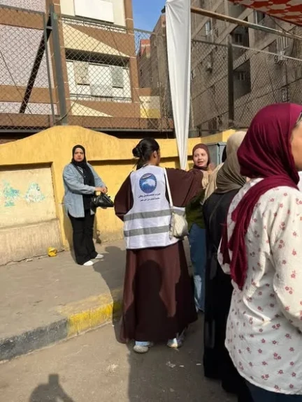 أمام لجان الامتحانات بالوراق.. «مستقبل وطن» يواصل دعم طلاب الثانوية العامة