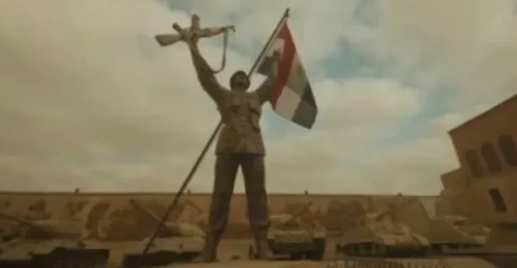 الرئيس السيسى يشاهد الفيلم التسجيلى «العبور الثالث» بافتتاح مقر القيادة الاستراتيجية