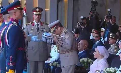 السيدة انتصار السيسي تنشر صورا جديدة من احتفالية افتتاح القيادة الاستراتيجية للدولة بالعاصمة الجديدة