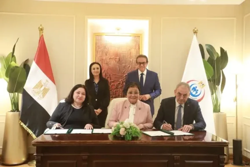 وزيرا الصحة والتضامن يشهدان توقيع بروتوكول تعاون ثلاثي لتمكين المرأة اقتصاديًا وتعزيز الصحة الإنجابية داخل المصانع