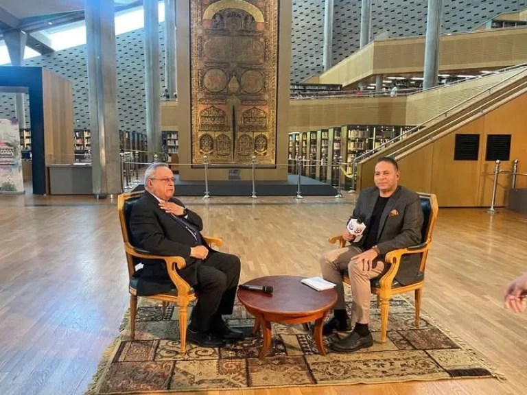 مدير مكتبة الإسكندرية لبرنامج (يحكي أنَّ) بالقناة الأولي : مكتبتنا لا تنام ثقافياً ودورها عالمي