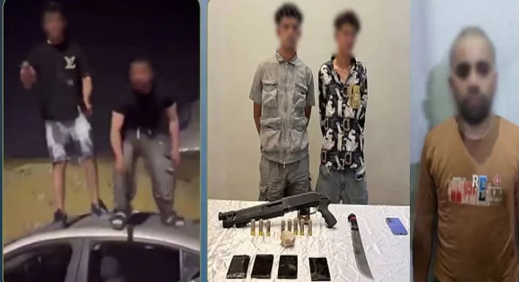 الداخلية: كشف ملابسات مقطع فيديو قيام شخصين بالتلويح بسلاح بالقليوبية