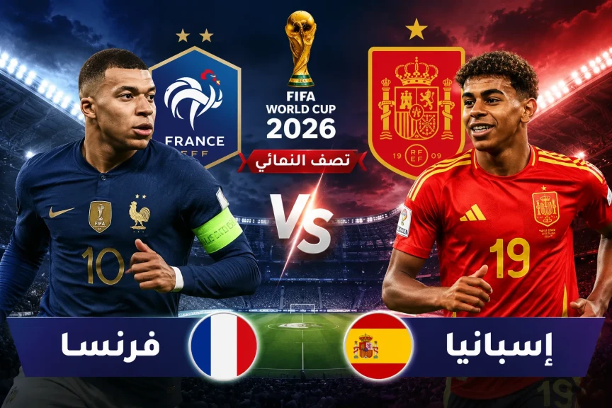 التشكيل الرسمي لقمة فرنسا وإسبانيا في نصف نهائي كأس العالم 2026