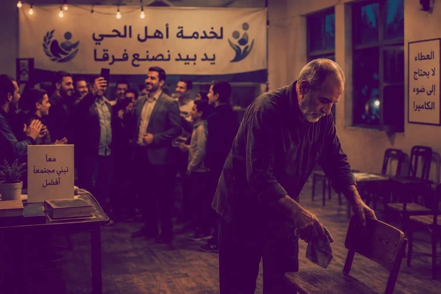 كرسي في آخر القاعة