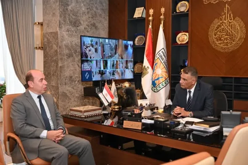 محافظ جنوب سيناء يستقبل رئيس استئناف وعضو مجلس إدارة نادي قضاة جنوب سيناء