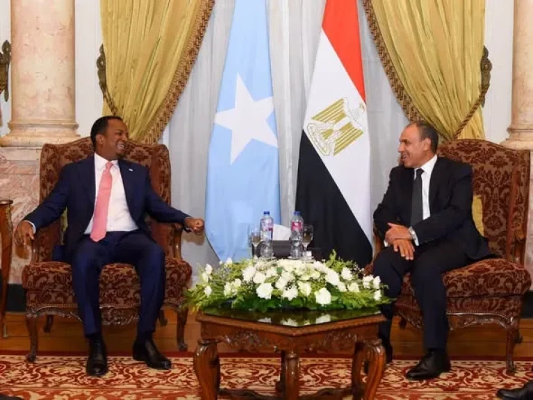 وزير الخارجية ونظيره الصومالي يبحثان سبل تعزيز العلاقات الثنائية وتطورات الأوضاع في منطقة القرن الأفريقي