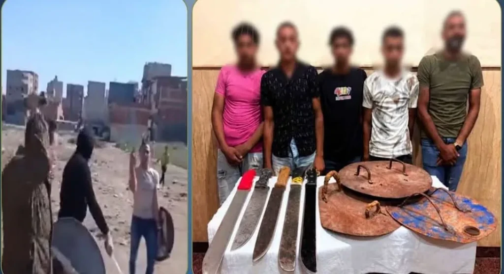 الداخلية: ضبط المتهمين في مقطع فيديو عدد من الأشخاص بالتلويح بأسلحة بيضاء بالأسكندرية