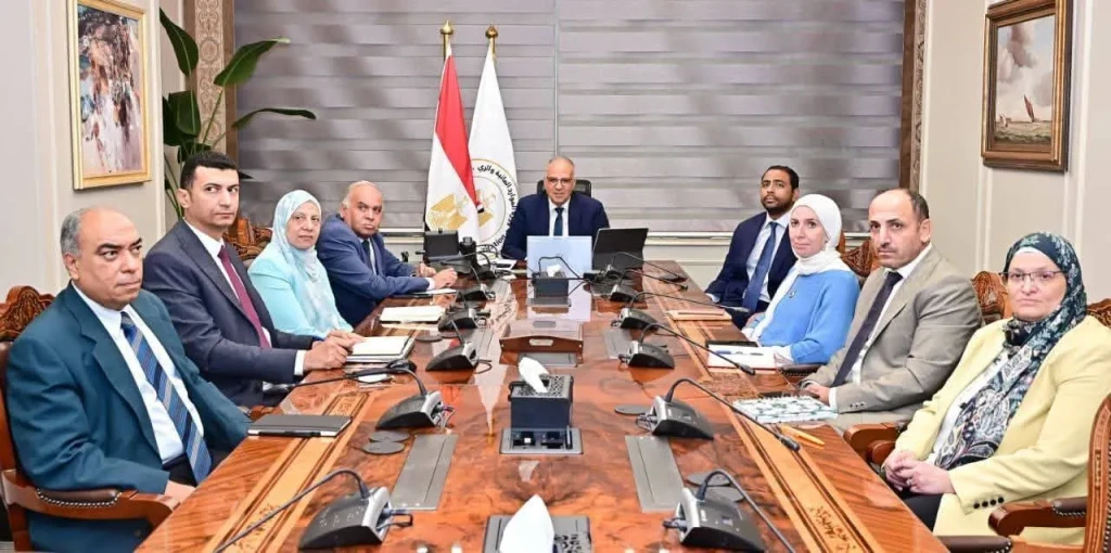 وزير الري يبحث مع ممثلي الوكالة الألمانية للتعاون الدولي  الموقف التنفيذي لبرنامج إدارة مياه دلتا النيل