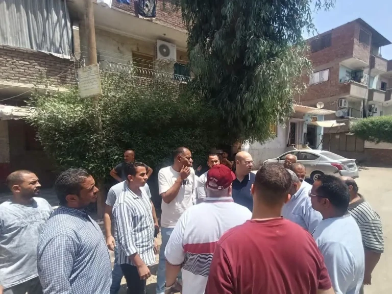 نائب محافظ الجيزة يتفقد أعمال التطوير والرصف بطريق أبو صير بالحوامدية