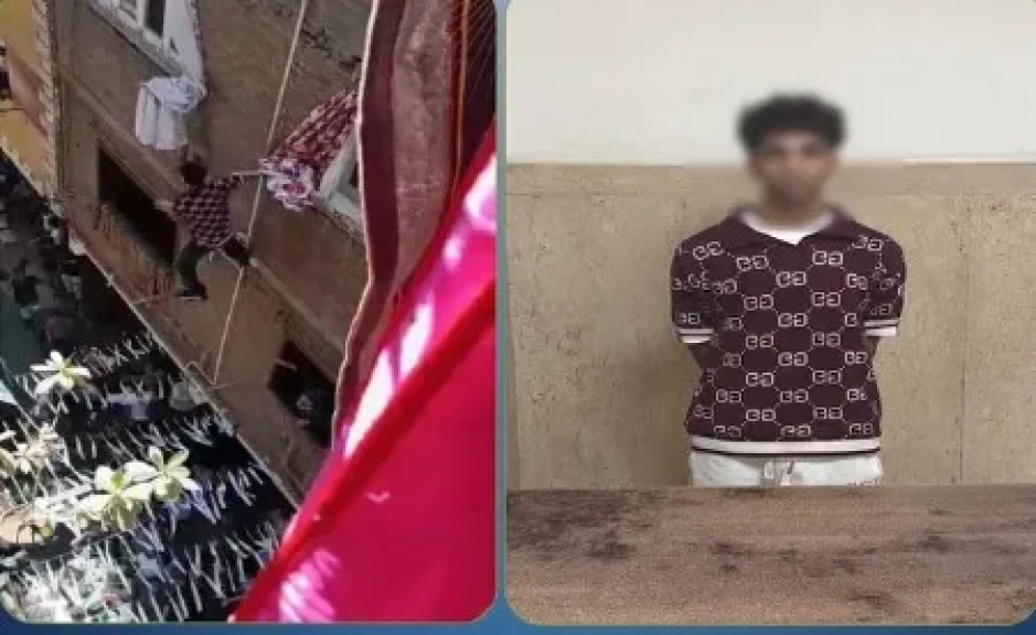 الداخلية:كشف ملابسات مقطع فيديو تم تداوله تضمن قيام شخص بتسلق ماسورة غاز ورقص عليها بالجيزة