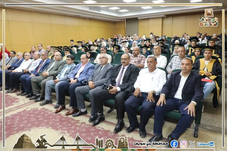 محافظ بني سويف يكرم أوائل الشهادة الإعدادية والدبلومات الفنية.. ويؤكد: الاستثمار في التعليم هو الاستثمار الحقيقي في مستقبل الوطن