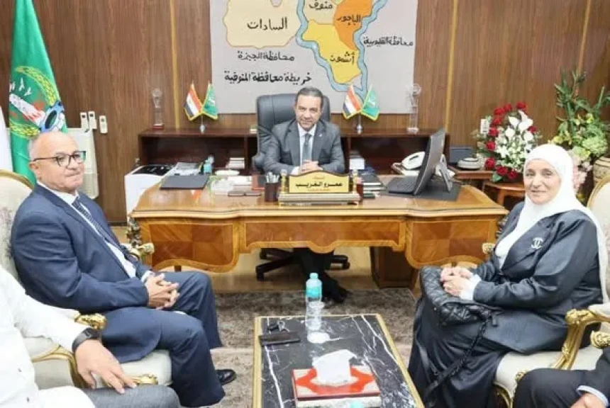 محافظ المنوفية يلتقي وفد نقابة التطبيقيين لبحث عدد من القضايا والموضوعات ذات الاهتمام المشترك ودعم جهود التنمية