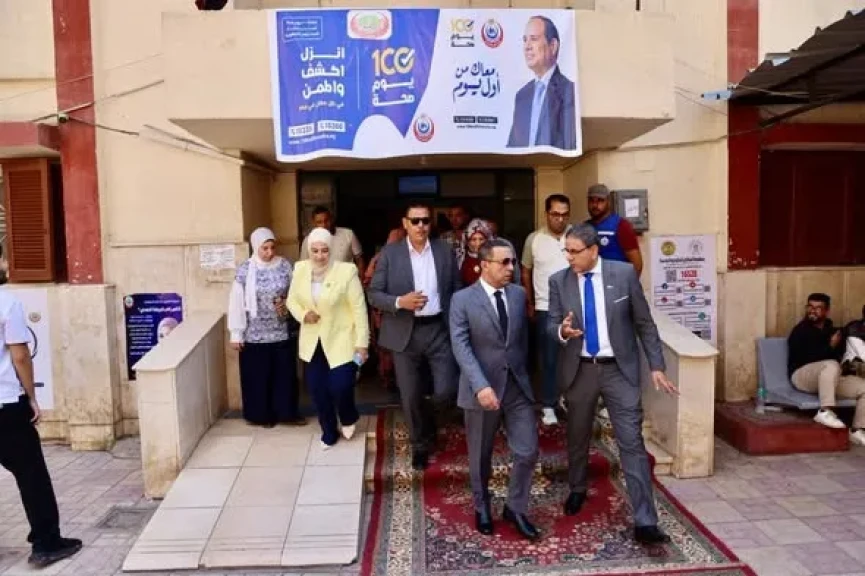 محافظ المنوفية يدشن فعاليات النسخة الرابعة من مباردة ” 100 يوم صحة