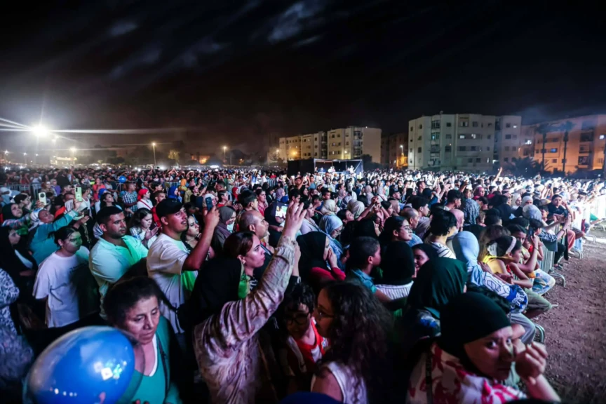 نجاح جماهيري لمهرجان العيطة المرساوية بالمحمدية