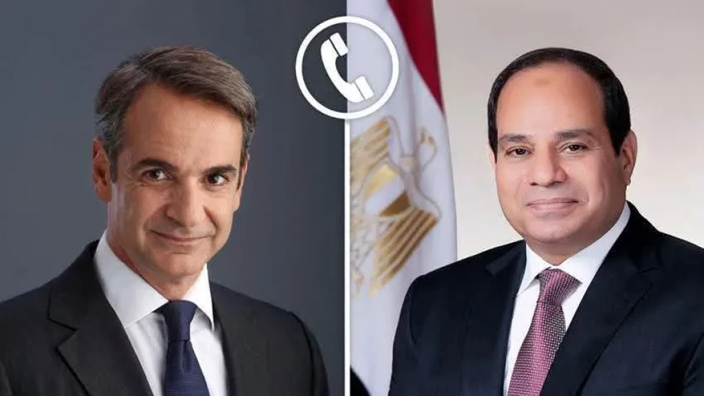 الرئيس السيسي يجري اتصالاً هاتفياً مع رئيس وزراء جمهورية اليونان
