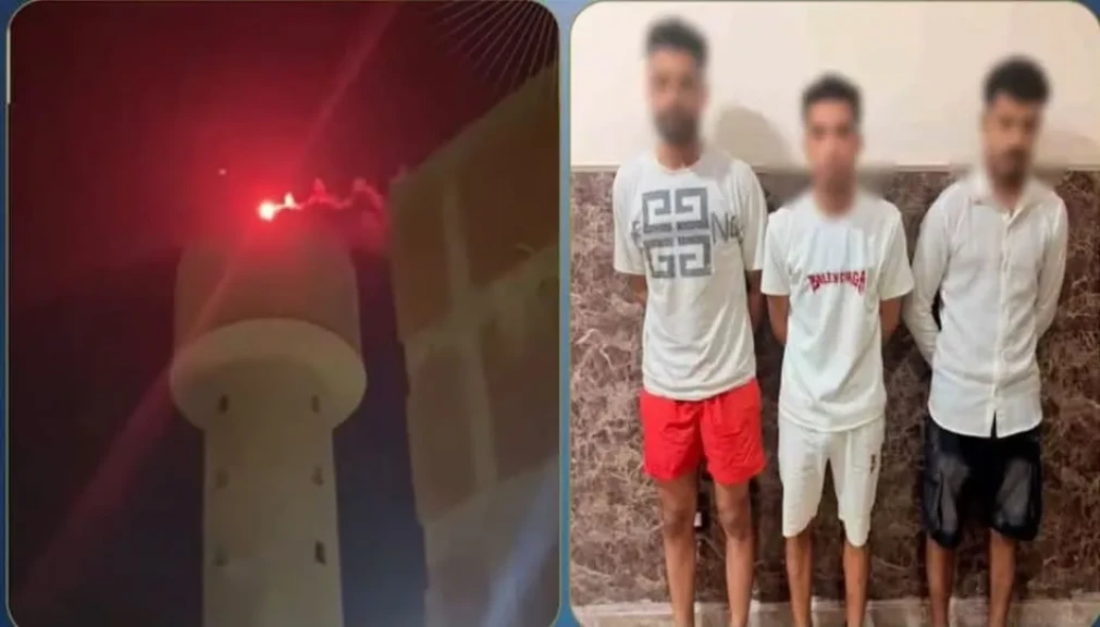 الداخلية:ضبط المتهمين بإشعال ألعاب نارية أعلى إحدى محطات المياة بدائرة مركز كفر شكر بالقليوبية