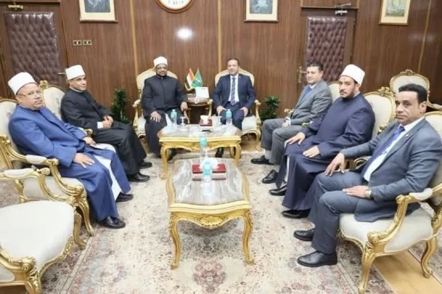 محافظ المنوفية يستقبل الأمين العام لمجمع البحوث الإسلامية