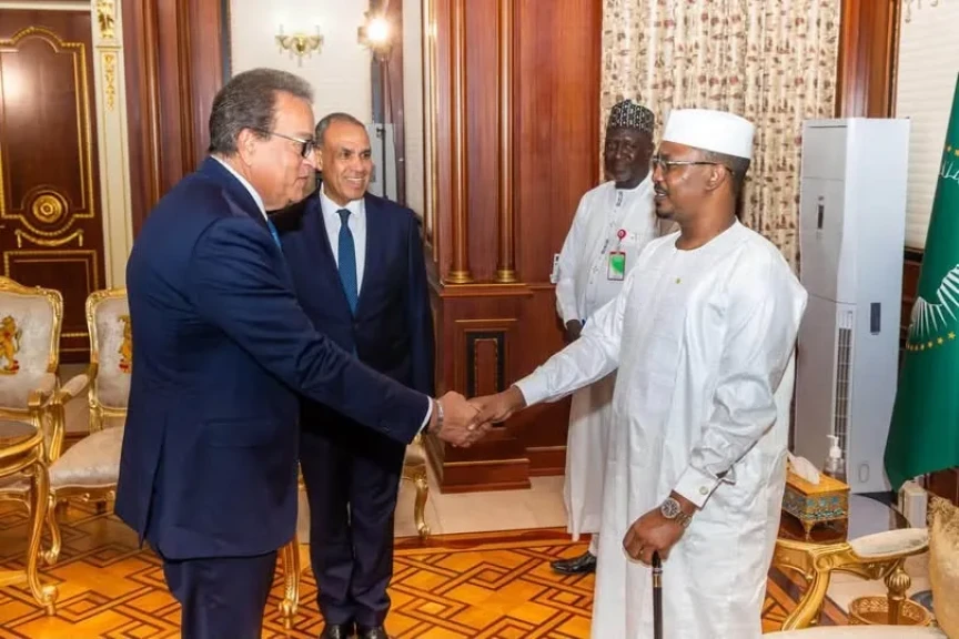 وزير الصحة يلتقي رئيس تشاد ضمن وفد اللجنة الوزارية «المصرية – التشادية»