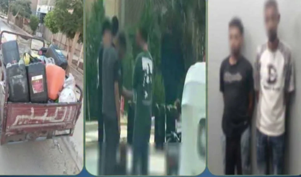 الداخلية: ضبط المتهمين بمقطع فيديو ببيع جراكن معبئة بالمواد البترولية بالجيزة