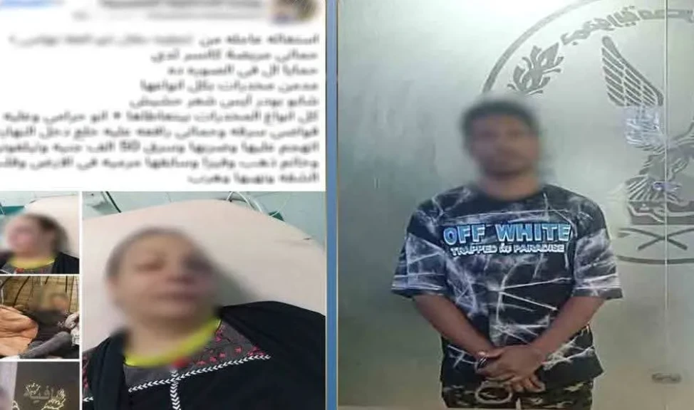 الداخلية: ضبط المتهم في مقطع فيديو التعدي علي زوجته بالضرب وإصابتها بالقاهرة