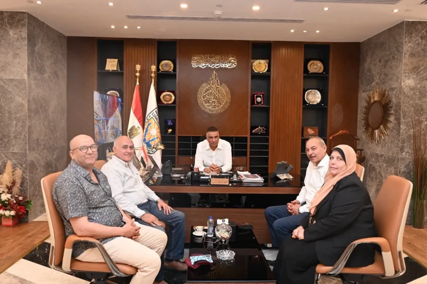 محافظ جنوب سيناء يستقبل رئيس جهاز تعمير سيناء ومدن القناة