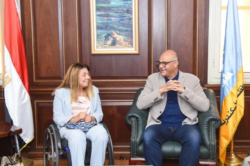 المشرف العام على ”القومي للأشخاص ذوي الإعاقة” ومحافظ الإسكندرية يعقدان اجتماعاً موسعاً مع مديريات الوزارات بالمحافظة
