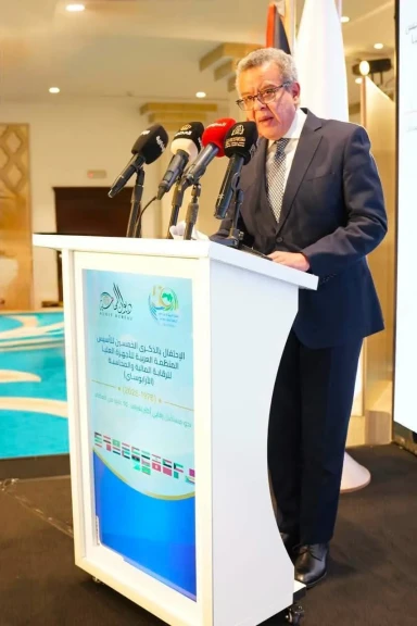 رئيس الجهاز المركزي للمحاسبات يشارك في احتفالية اليوبيل الذهبي لـ”الأرابوساي”